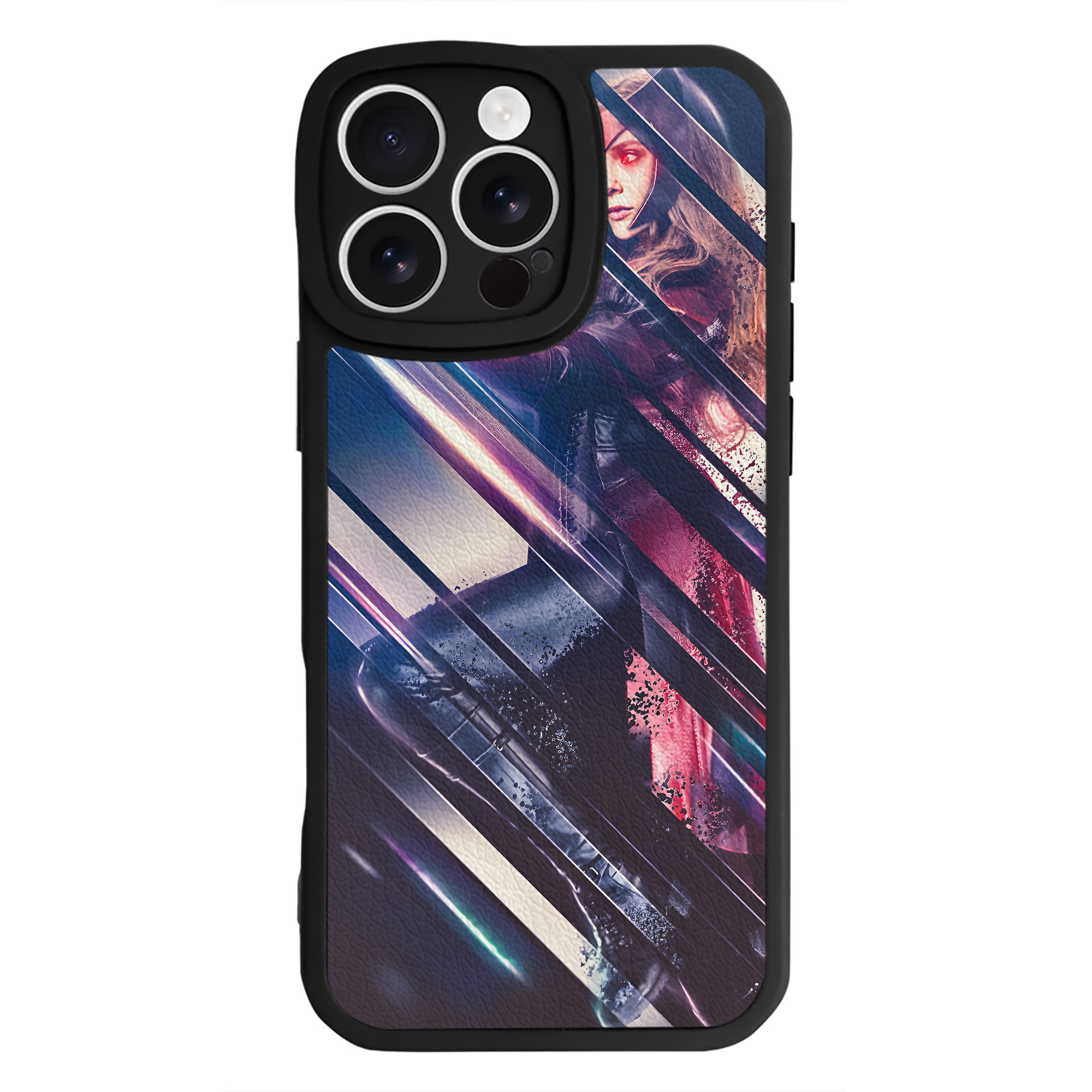 （画像用） アベンジャーズ The Avengers 【iPhone 16シリーズ対応】シリコンスマホケース（レザー調） 材質：シリコン